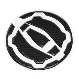 Acouto Motorcycle Tank Sticker,Carbon Fiber Cover Gel Motorcycle Gas Tank Pad Cover Sticker Decals for Z900 Z650 17-18