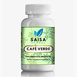 Café Verde 100% Puro Suplemento Con 120 Cápsulas Saisa Herbal