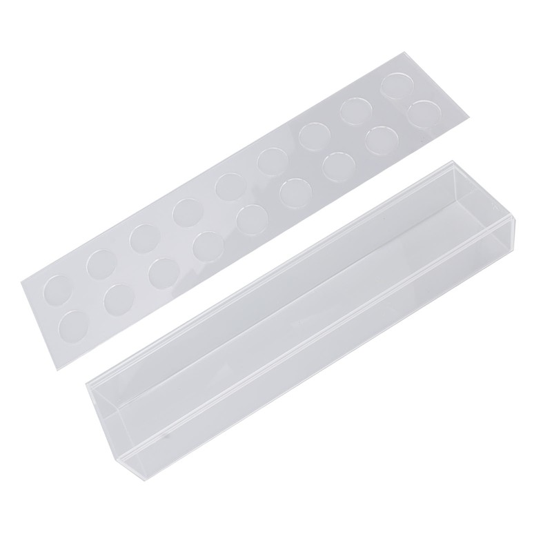 Acrylic Flower Vase Clear Rectangular Centerpiece Box Home Decoration for