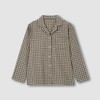 JAJU [JAJU/자주] 여 플란넬 파자마 세트_다크 그린 [JAJU] Women's Flannel