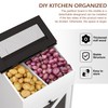 SUNTAGE Wooden Potato and Onion Storage Bin w/Lid, Large Capacity