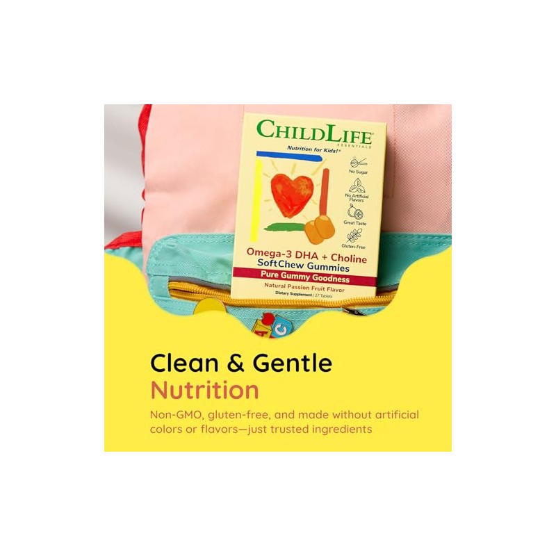 Childlife Essentials | Omega-3 Dha + Choline Softchew Gummies® |