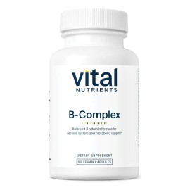 Vital Nutrients Complejo B Metilado Vegano 60 Cápsulas