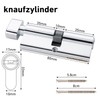 Hengsong Knob Cylinder, Cylinder Lock 40/40, Lock Cylinder with Knob