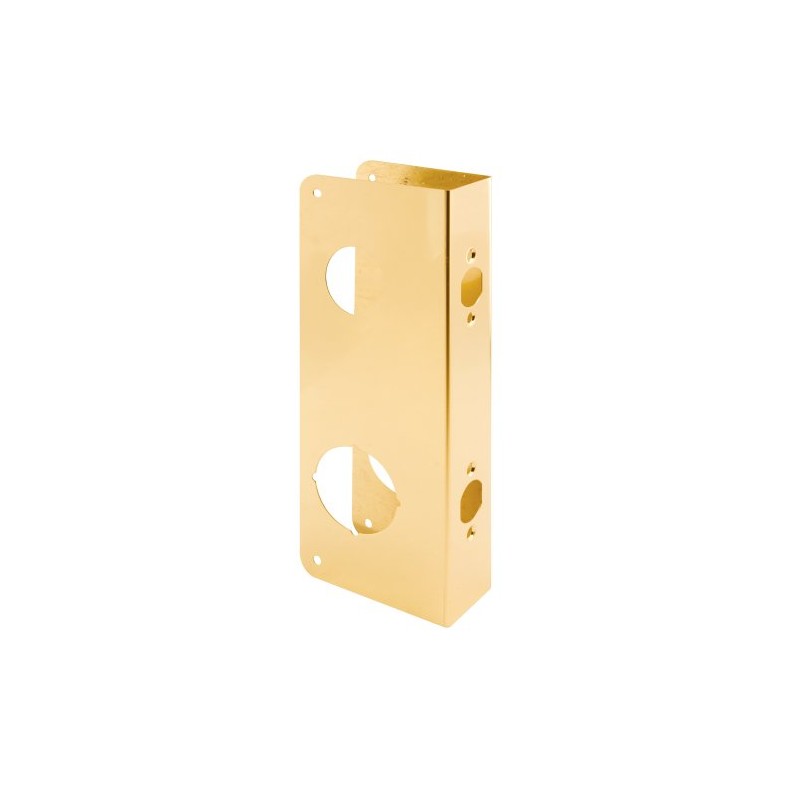 Prime-Line U 9931 Brass Lock and Door Reinforcement Plate for