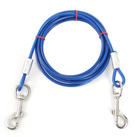fogman Long Lead Wire Mooring Dog Rope Runner Cable Wire Thickness 0.2 inch (5 mm) (5 m), Blue