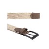 Redbridge Braided Belt Elastic Flexible Adjustable Unisex Stretch Belt, beige
