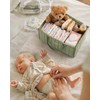 Blissful Diary Baby Diaper Caddy Organizer, Stylish Storage Basket for