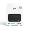 SSD256SP Silicon Power 256Gb Portable Ssd Bolt B10 Usb3.0 SP256GBPSDB10SBK
