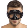 CRESSI Action Cam Mask Black/Black - Unisex Reduced Volume Dive
