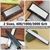 Diamond Sharpening Stone Set: Double Sided 400/1000 & 3000 Grit
