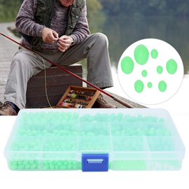 VBESTLIFE Pack of 900 Multi Models Fishing Beads, All Luminous Fishing Beads, Round Beads, Fishing Bait, Mix Size, Fishing Tackle Tools for Lake, River, Offshore, Fishing Bait, Eggs
