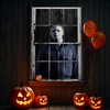 2 Pcs Halloween Horror Window Cover, Scary Curtain Window Door