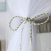 Mosquito Net for Bed Canopy, 8 Corner Post Curtains Bed