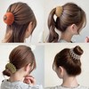Bird Nest Velvet Hair Clips, 4Pcs Bird Nest Hair Clip
