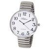 Blekon Collections Silver Super Large White Face Case Size 43mm
