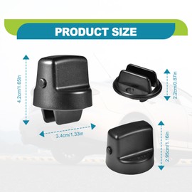 Keyless Ignition Start Switch Knob Cap Compatible with 2007-2015 Mazda CX-9 2006-2007 Mazda 6 2007-2011 CX7 | Replaces D461-66-141A-02 D6Y1-76-142 D46166141A02