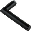 HOPPE Amsterdam Door Handle Quick Pin Stainless Steel Matte Black