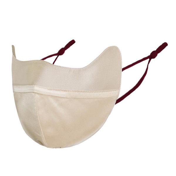 SiL'Amour Renewal Natural Silk Mask, 3D, 100% Silk, Moisturizing, Pollen