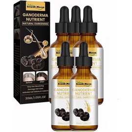 DARKA Anti-greying Hair Serum, 30ml Anti Greying Hair Serum, Anti-Greying Hair Growth Oil for Women Men, Darka Hair Serum, Hair Darkening Serum, Promotes Healthier and Thicker Hair (5pcs)