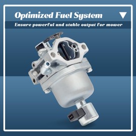 22-853-02-S Carburetor Kit Replacement for Kohler Engine Model KS540-3011 KS530-3012 S540-3014 KS590-3011 KS595-3018 Lawn Mower Carb, Replace KH-22-853-02-S 2285302S with Spark Plug Fuel Pump