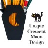 IRISVITA Small Coffin Pen Holder for Desk (Redesigned), Spooky Makeup