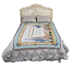 My Grandmother - Audrey Jean Roberts - Blanket Throw Woven from Cotton - Made in The USA (72x54)