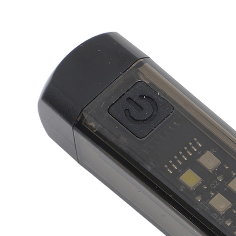 Keychain Flashlight Plastic 2 Lighting Mode Magnetic USB Rechargeable Portable