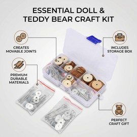 Doll Joints 50 Set Removable Cotter Pin Wood Iron Kit