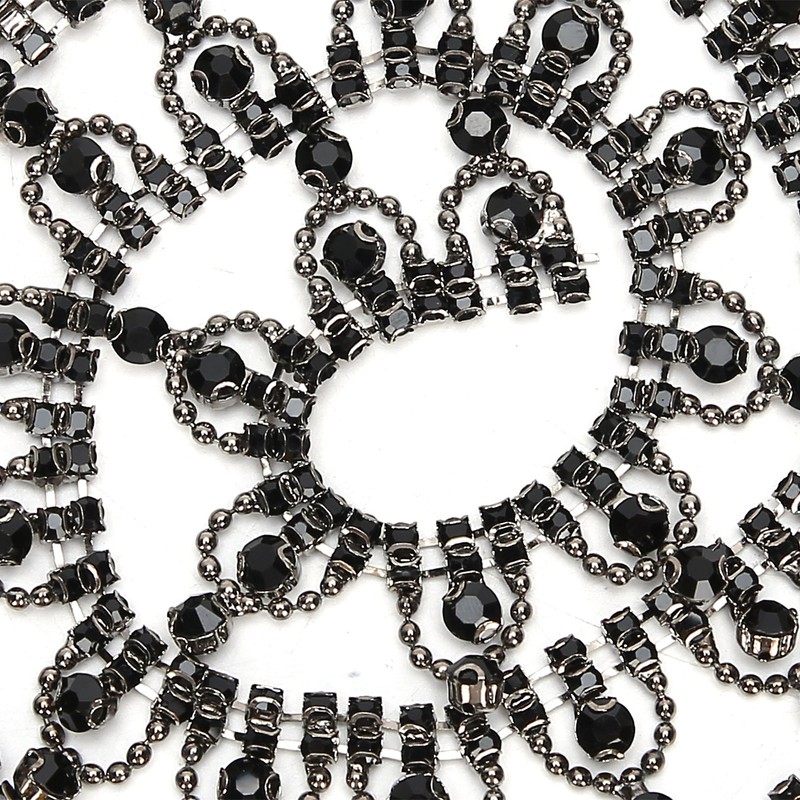 Welding Rhinestones Chain Tassel Pendant Belly Dance Decoration Jewelry Accessories