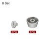 sourcing map 8 Set Rivets Stud Handbag Purse Feet 1/2"