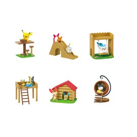 Reement Pokémon Everybody Atsure! Forest Athletics Approx. H 2.8 x W 5.5 x D 2.2 inches (70 x 140 x 55 mm), PVC