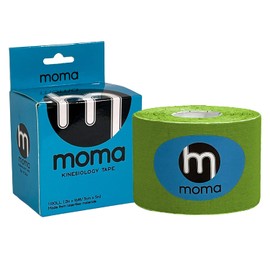 MOMA, Cinta Kinesiologica, Kinesio Tape, Cinta Kinesio, Neurovendaje, 5 metros x 5 cm (VERDE)