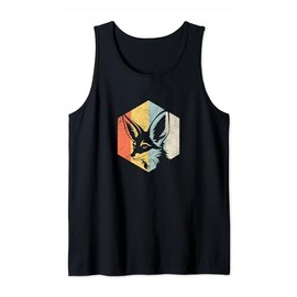 Minimalist Retro Fennec Fox Tank Top