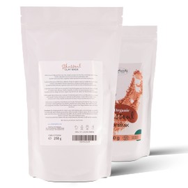 BIO Ghassoul (Rhassoul Clay) Lava Clay Volcanic Clay from Morocco 100% Natural and Pure Extra Fine Clay for Skin Care (Face and Body) and Hair Care Vegan (250 g)