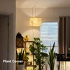 Boho Plug in Pendant Light Hanging Lamp with 15Ft Hemp