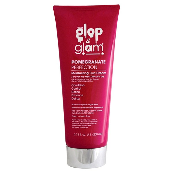 Glop & Glam Pomegranate Perfection Moisturizing Curl Cream - 6.75oz