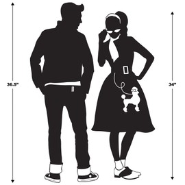 Beistle 50's Dancing Silhouettes
