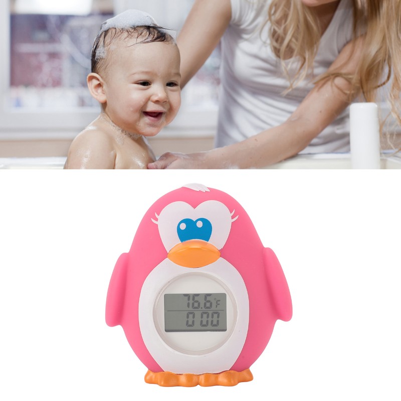 Baby Bath Thermometer High and Low Temp Automatic Alarm IP67