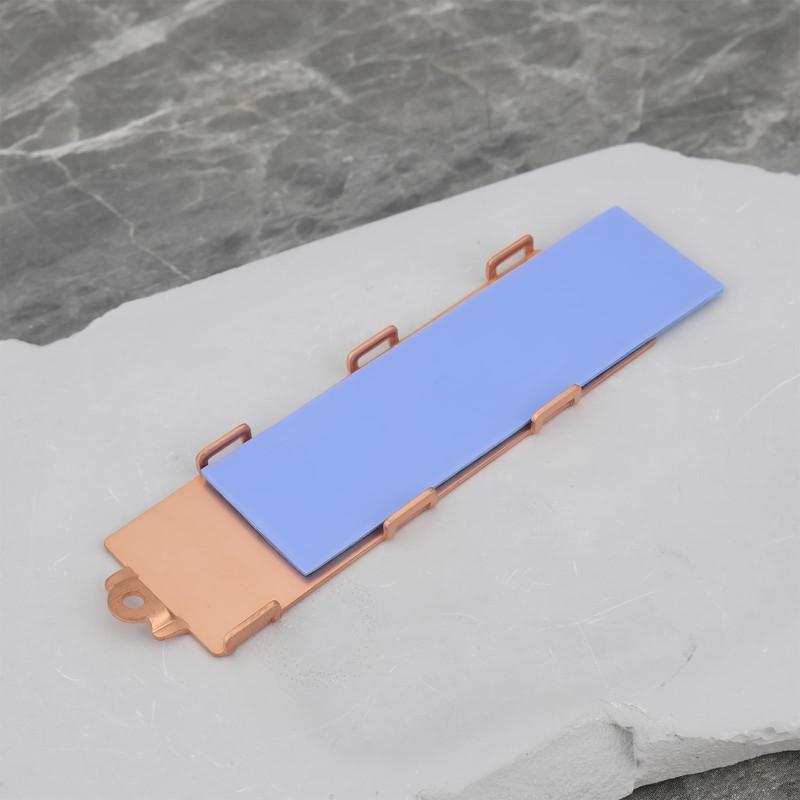 VGOL 1-seitiger Kühlkörperkühler mit Thermischem Silikonpad Geeignet für M.2 SSD-Laptop