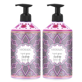 Mosaic Lavender Liquid Hand Soap 24.6 fl oz Each (Set of 2)