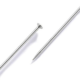 Prym 024480 Stecknadeln, 0,60 x 30mm, silberfarbig, 25g, Dose mit Aufhänger