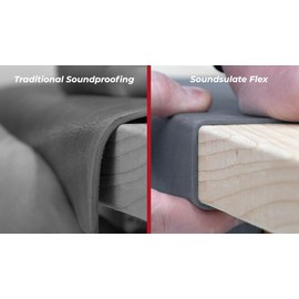 Soundsulate Flex, 1 lb Mass Loaded Vinyl Soundproofing Barrier, 4' x 10 (40 sf) - Made in The USA