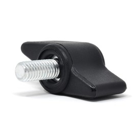 Design61 4 x Plastic Wing Screws with Threaded Bolts Steel M5 x 10 mm