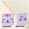 Parliky Adorable Cat Plush Notepad for Daily Planning Smooth Writing