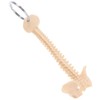 Gatuida Skeleton Keychain Multipurpose Spine Model PVC Pendant for Keyring