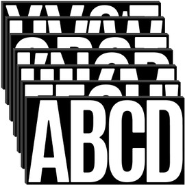 Bemeol 190 Pcs 35 Sheets Bulletin Board Letters for Classroom Large 6 Inch Alphabet Letter Stickers Self Adhesive Letters for Bulletin Board Display Home School(White)