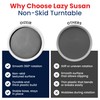 Oizeir Lazy Susan Organizer Set of 4, 10 Inch Non-Skid