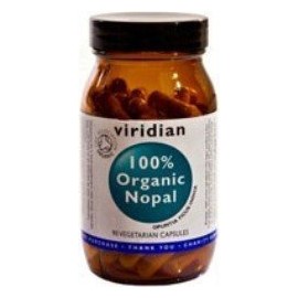 Viridian -Nopal 500mg Vegetarian Capsules Organic (cactus, Opuntia ficus-indica) 90