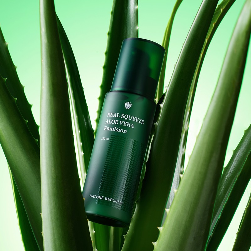Nature Republic Real Squeeze Aloe Vera Emulsion 130ml / 네이처리퍼블릭